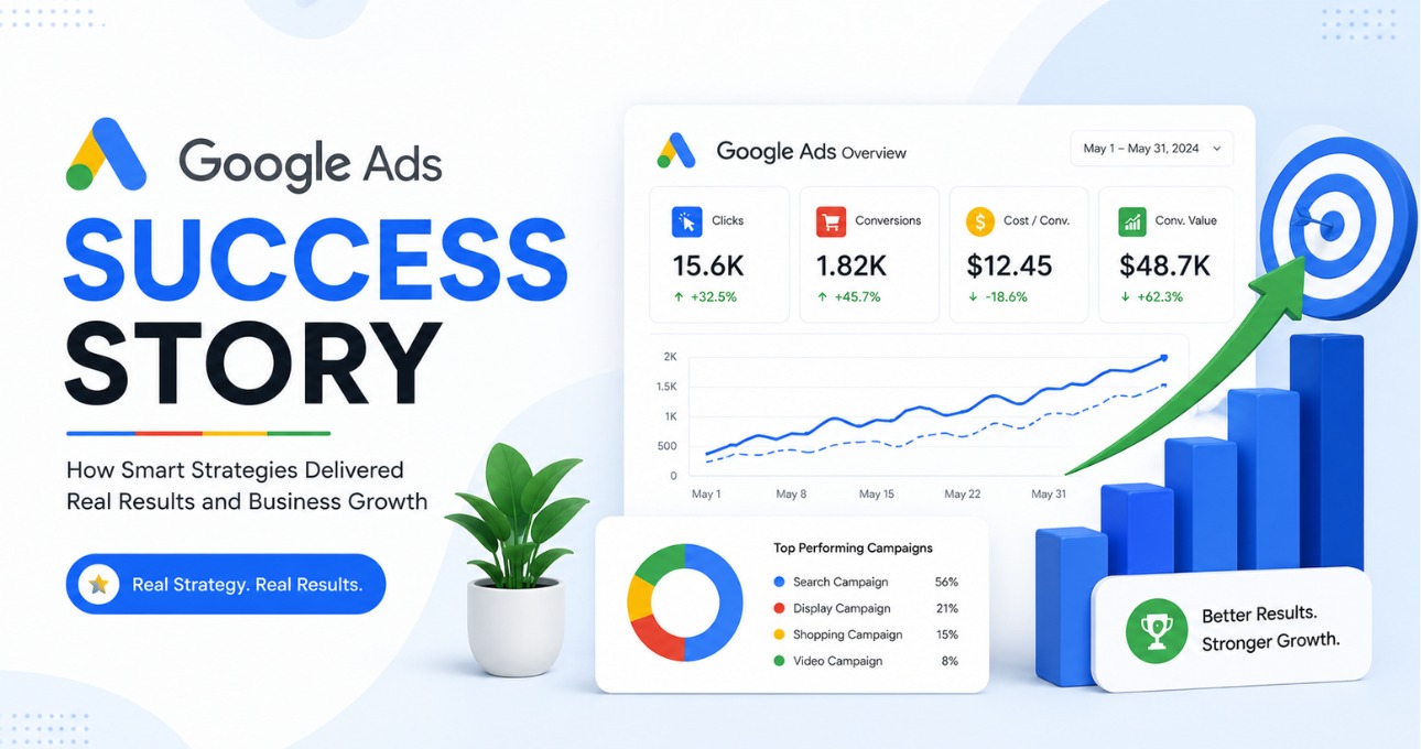 Google Ads Case Study: How Strategic Campaigns Delivered Better Results